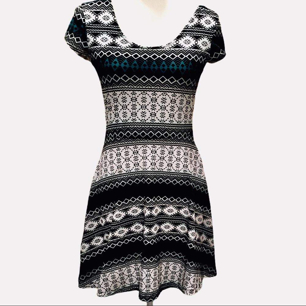 Tribal knot dress.